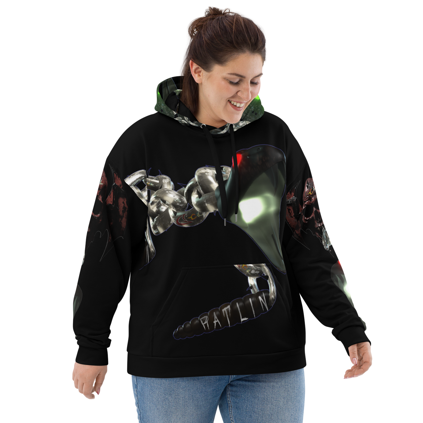 GCR I/O RATLIN CHAINS BLACK HOODIE
