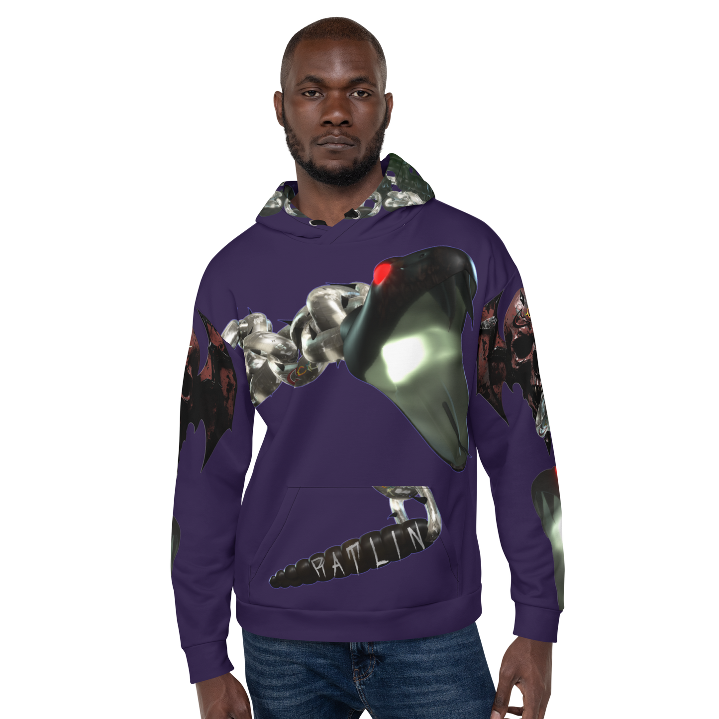 GCR I/O RATLIN CHAINS PURPLE HEART HOODIE