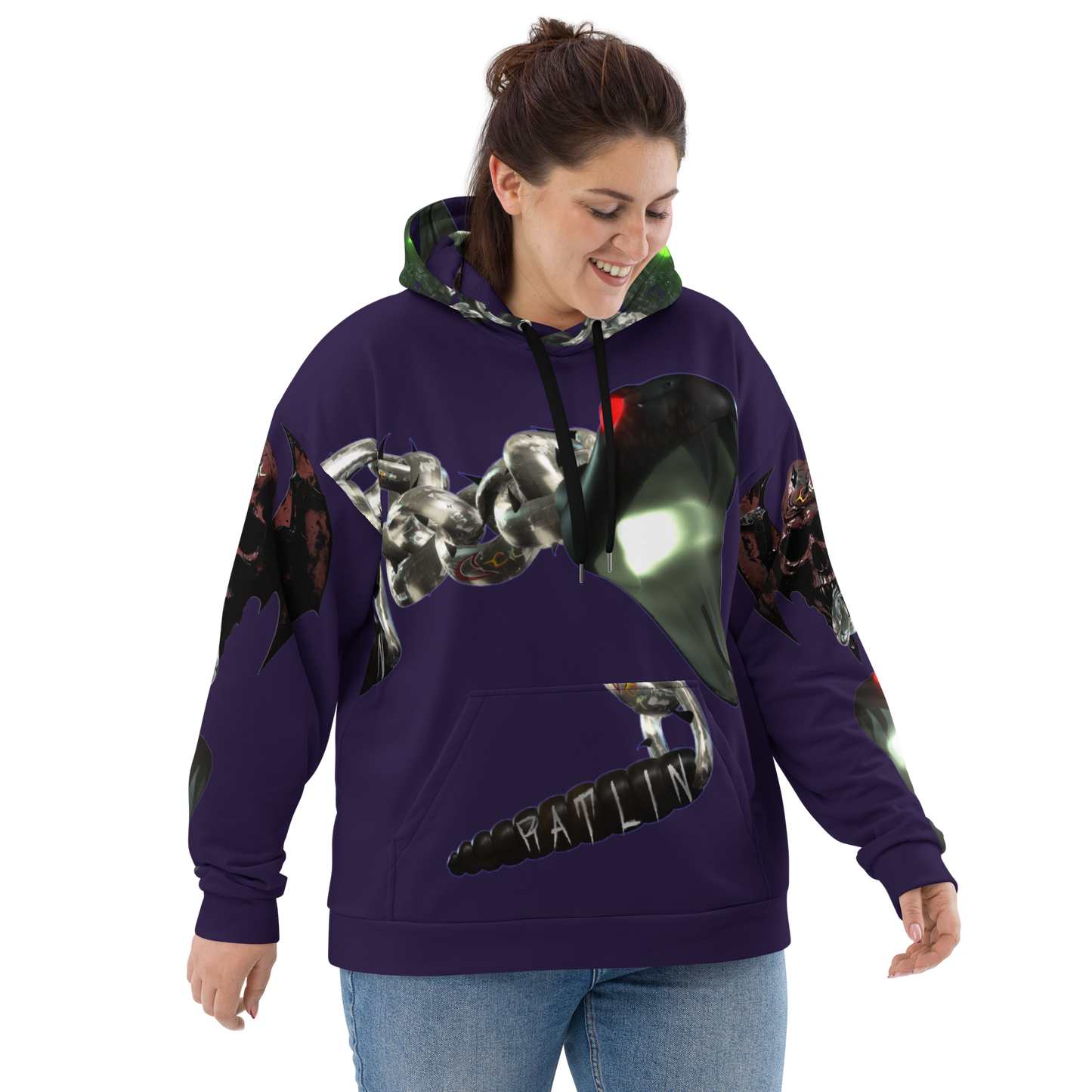 GCR I/O RATLIN CHAINS PURPLE HEART HOODIE