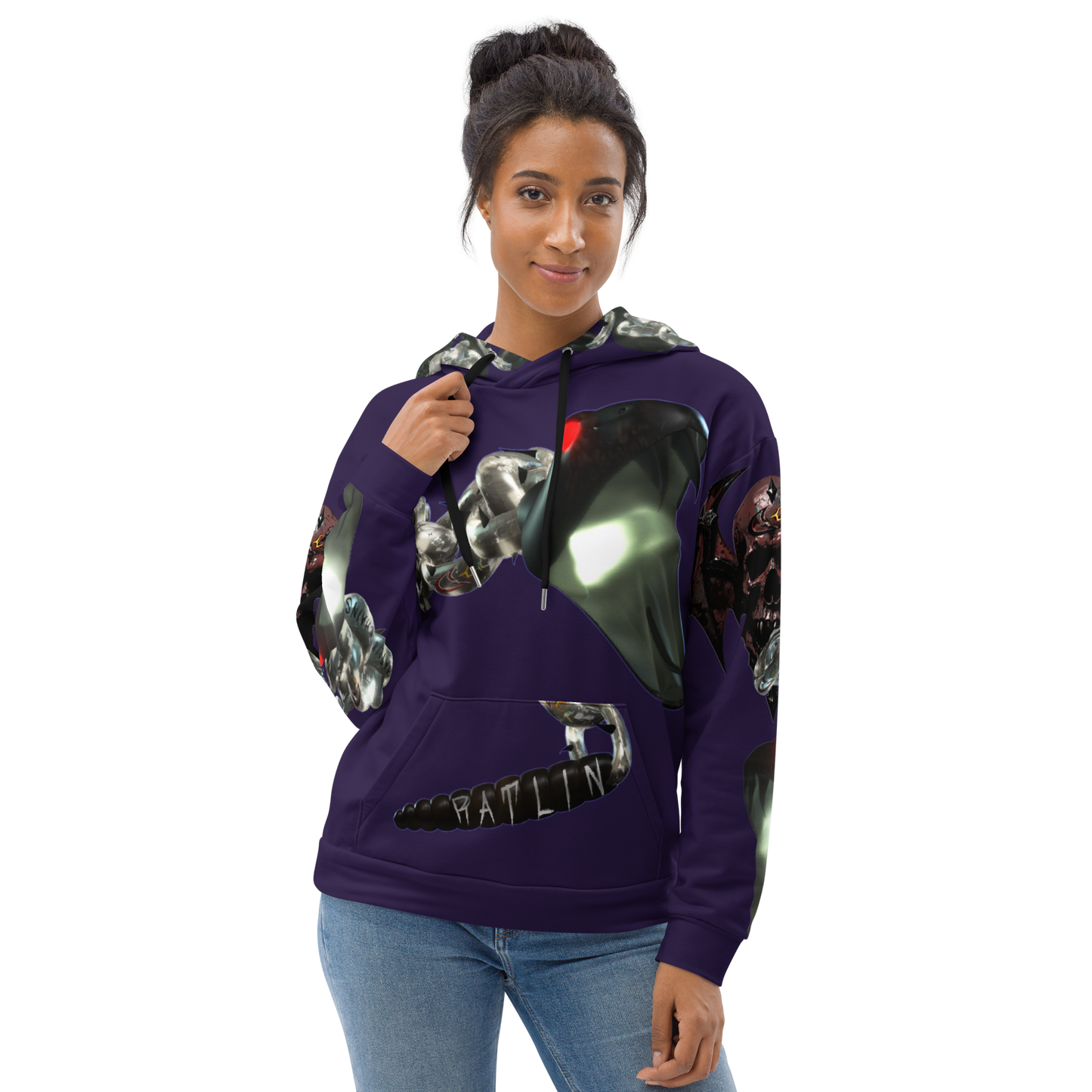 GCR I/O RATLIN CHAINS PURPLE HEART HOODIE
