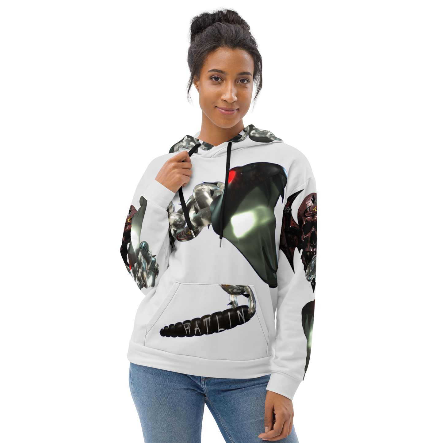 GCR - RATLIN CHAINS WHITE CHROME HOODIE