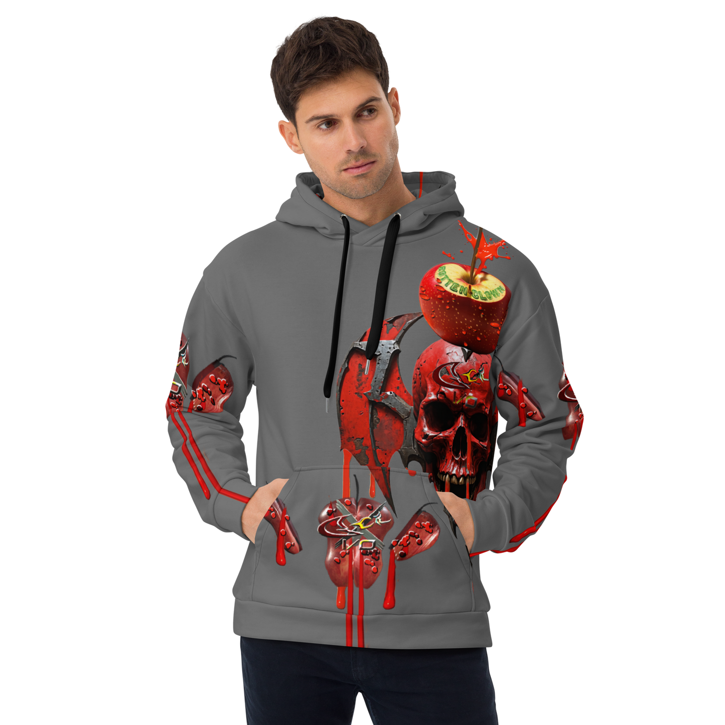 GCR - ROTTEN CLOWN GREY HOODIE