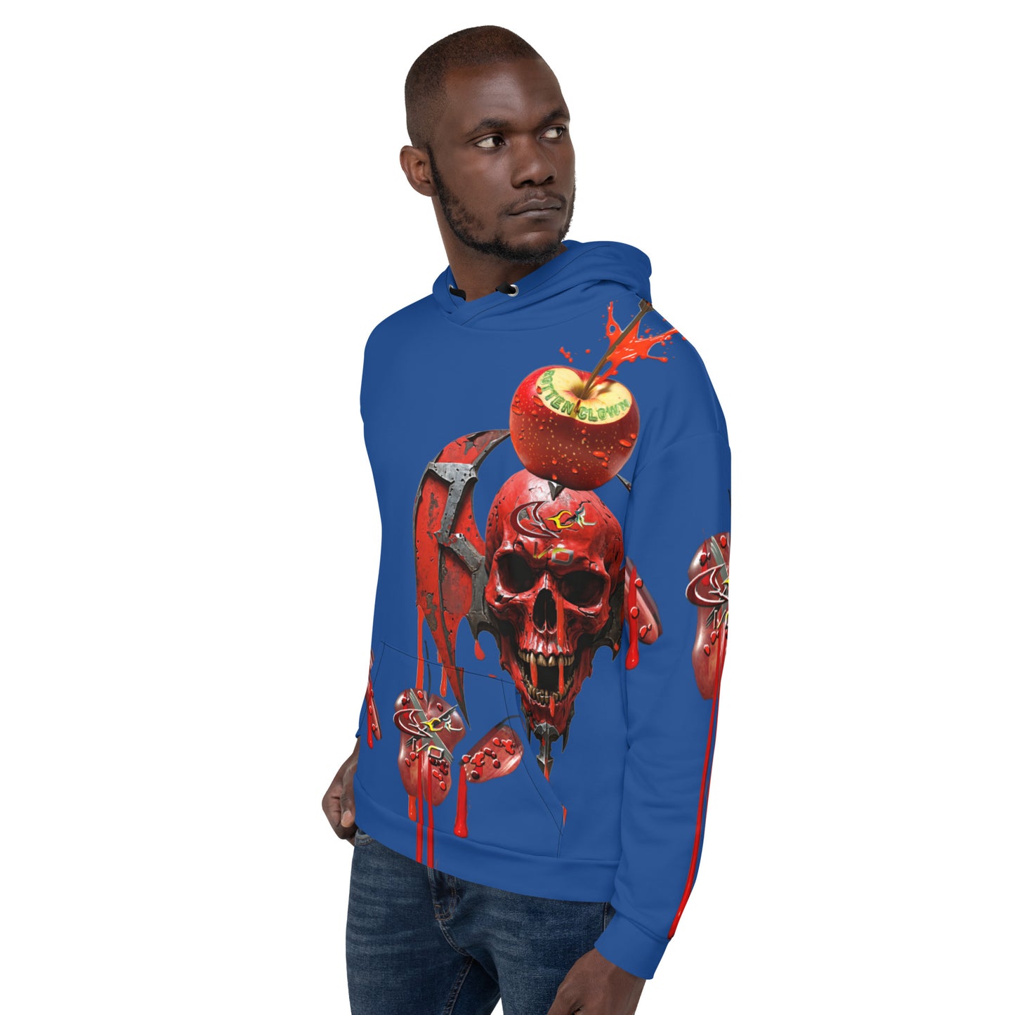 GCR - ROTTEN CLOWN BLUE X HOODIE