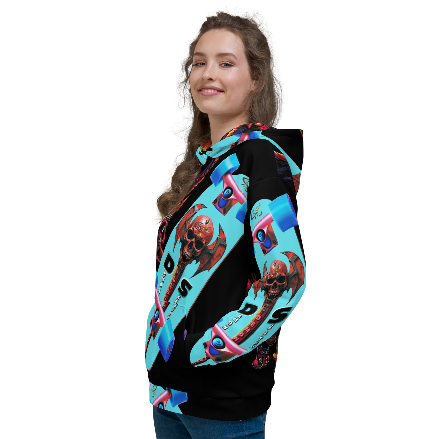 GCR - DEMON SKATER BLACK HOODIE