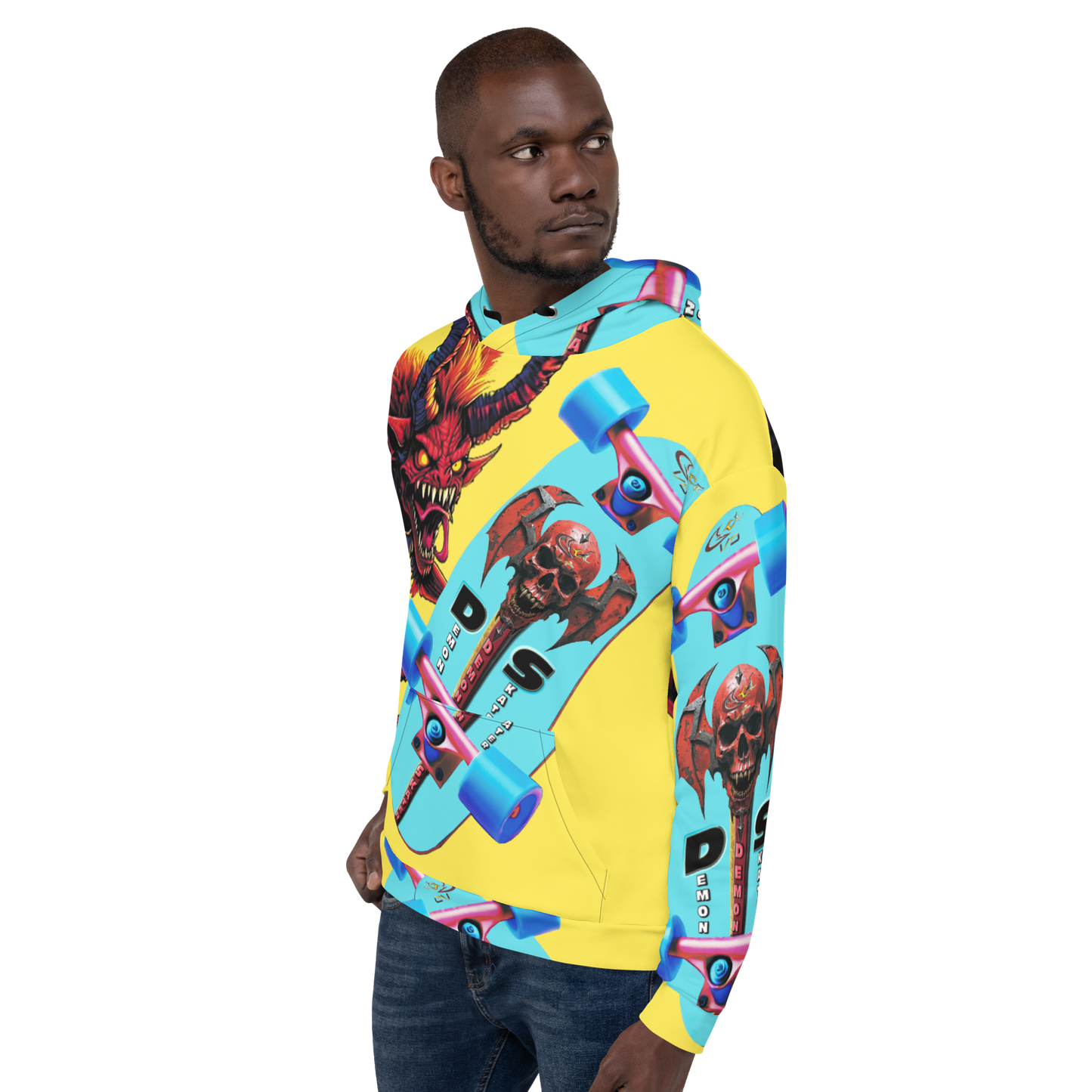 GCR - DEMON SKATER YELLOW HOODIE