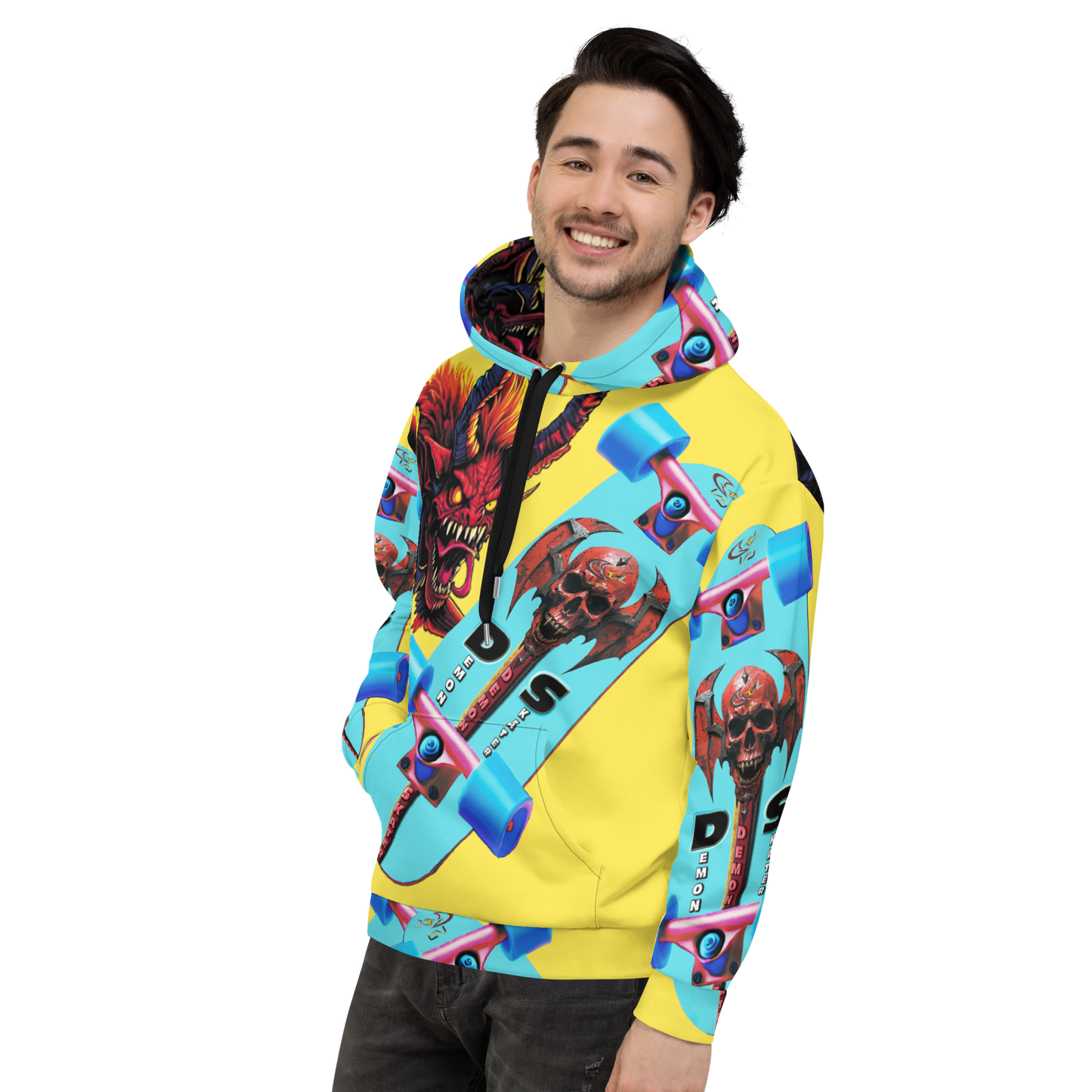 GCR - DEMON SKATER YELLOW HOODIE
