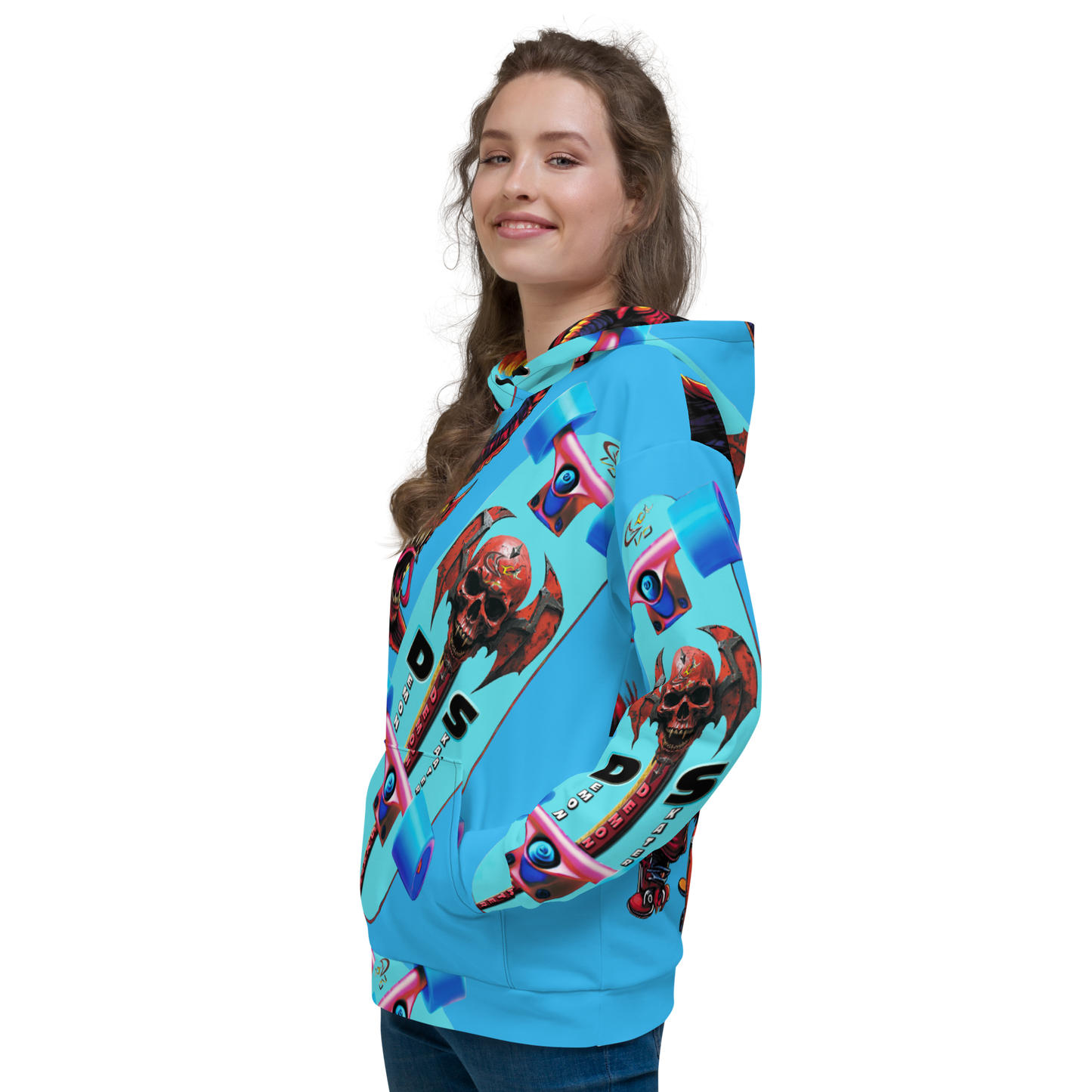 GCR - DEMON SKATER BLUE HOODIE
