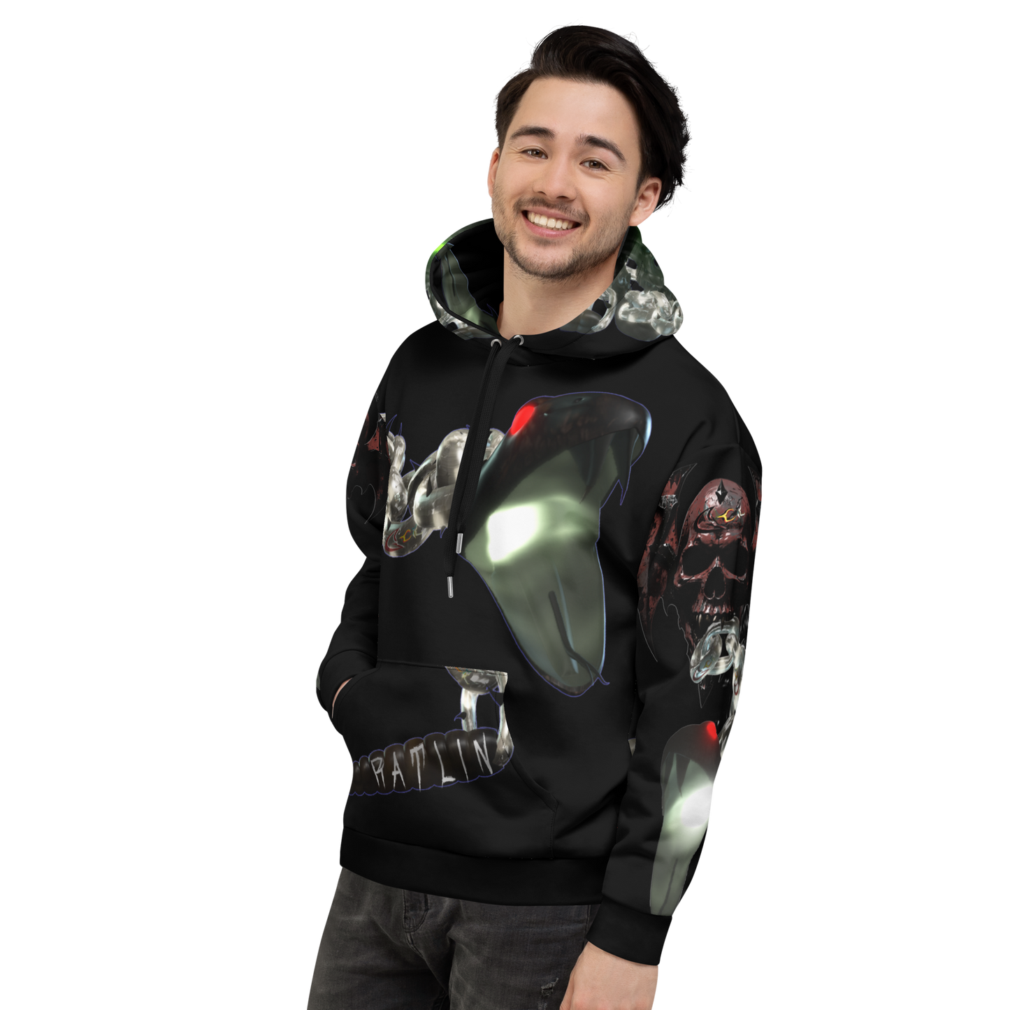 GCR I/O RATLIN CHAINS BLACK HOODIE