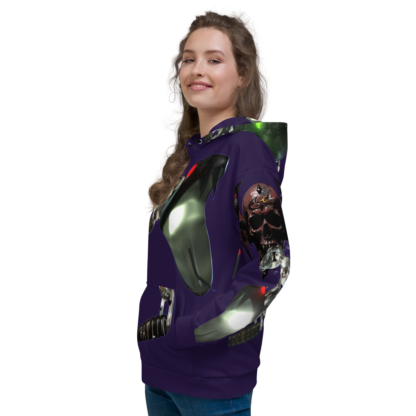 GCR I/O RATLIN CHAINS PURPLE HEART HOODIE