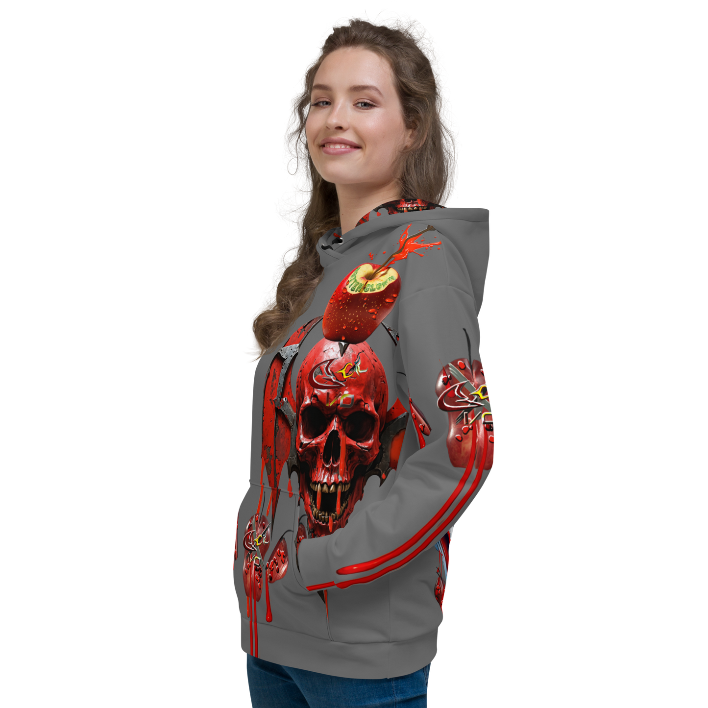 GCR - ROTTEN CLOWN GREY HOODIE