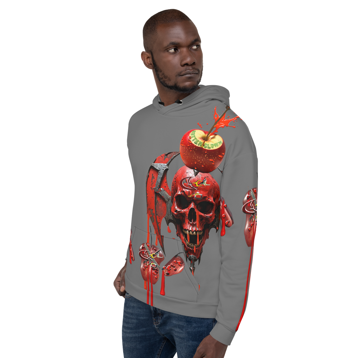 GCR - ROTTEN CLOWN GREY HOODIE