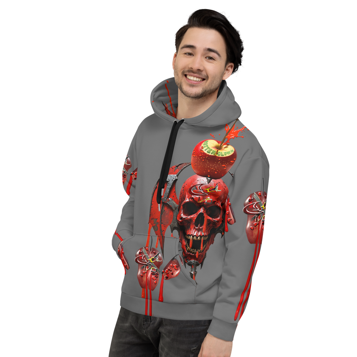 GCR - ROTTEN CLOWN GREY HOODIE