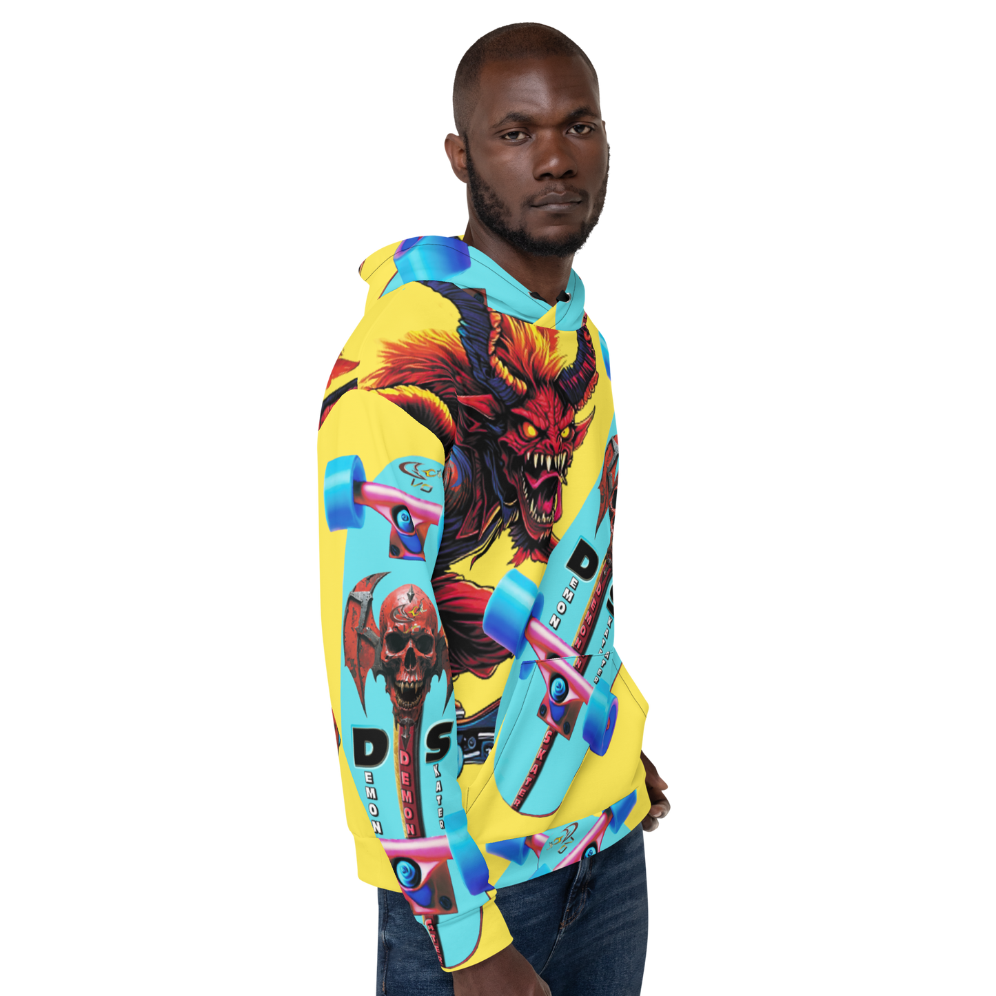 GCR - DEMON SKATER YELLOW HOODIE