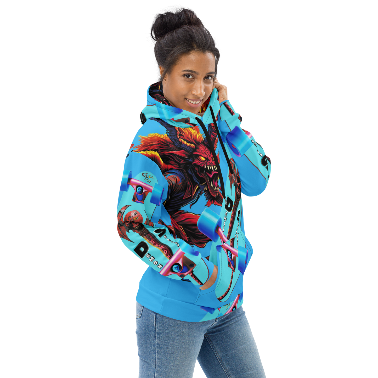 GCR - DEMON SKATER BLUE HOODIE