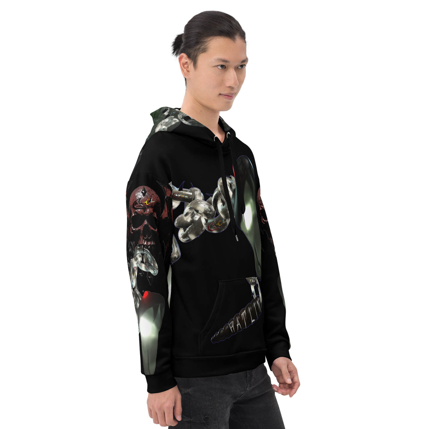 GCR I/O RATLIN CHAINS BLACK HOODIE