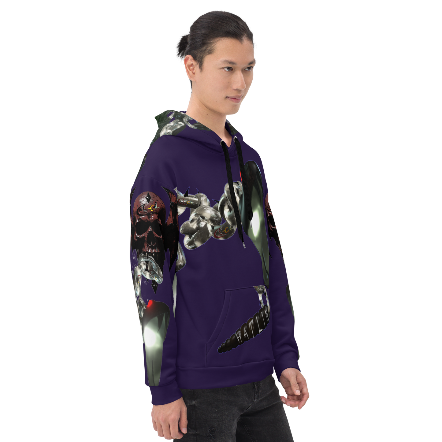 GCR I/O RATLIN CHAINS PURPLE HEART HOODIE