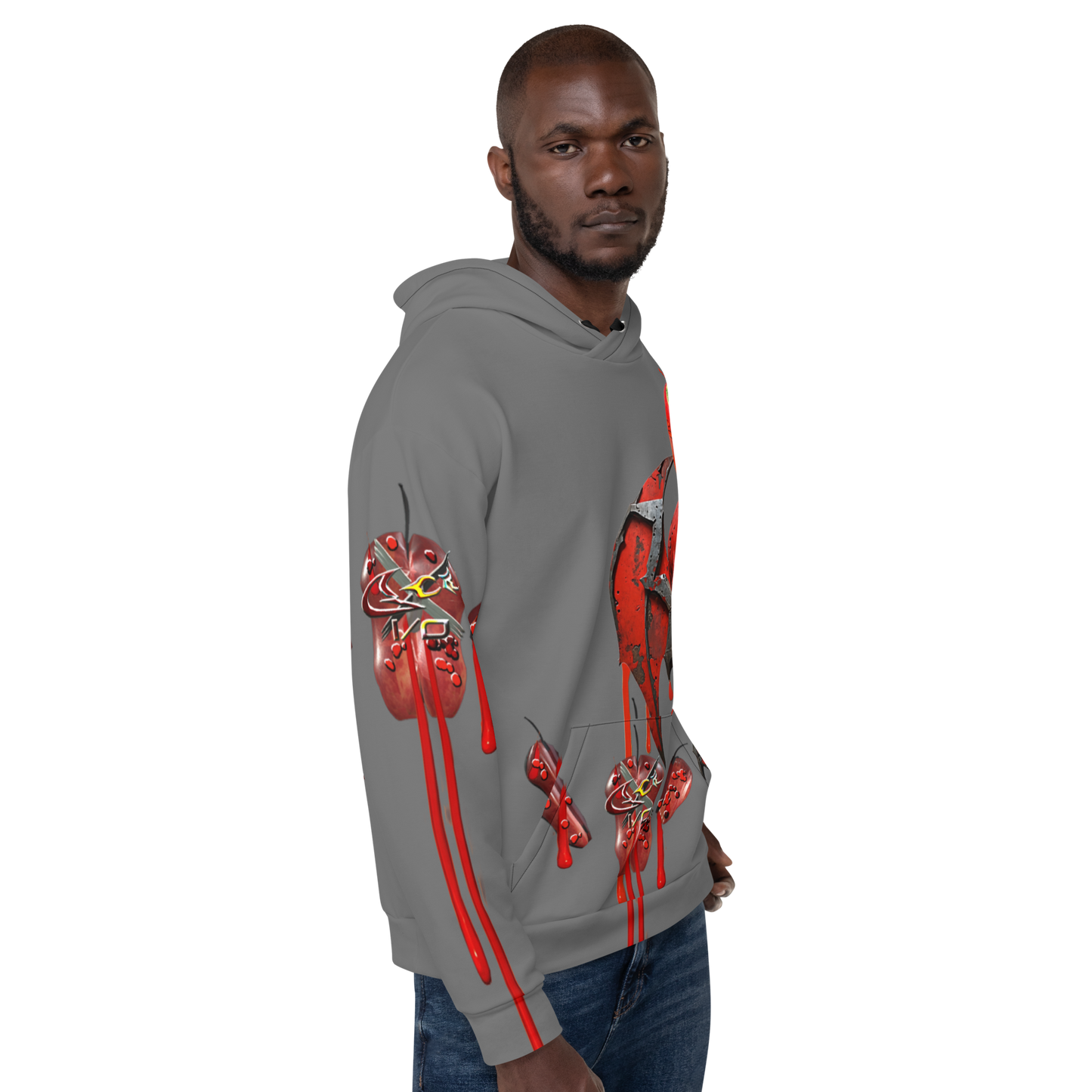GCR - ROTTEN CLOWN GREY HOODIE