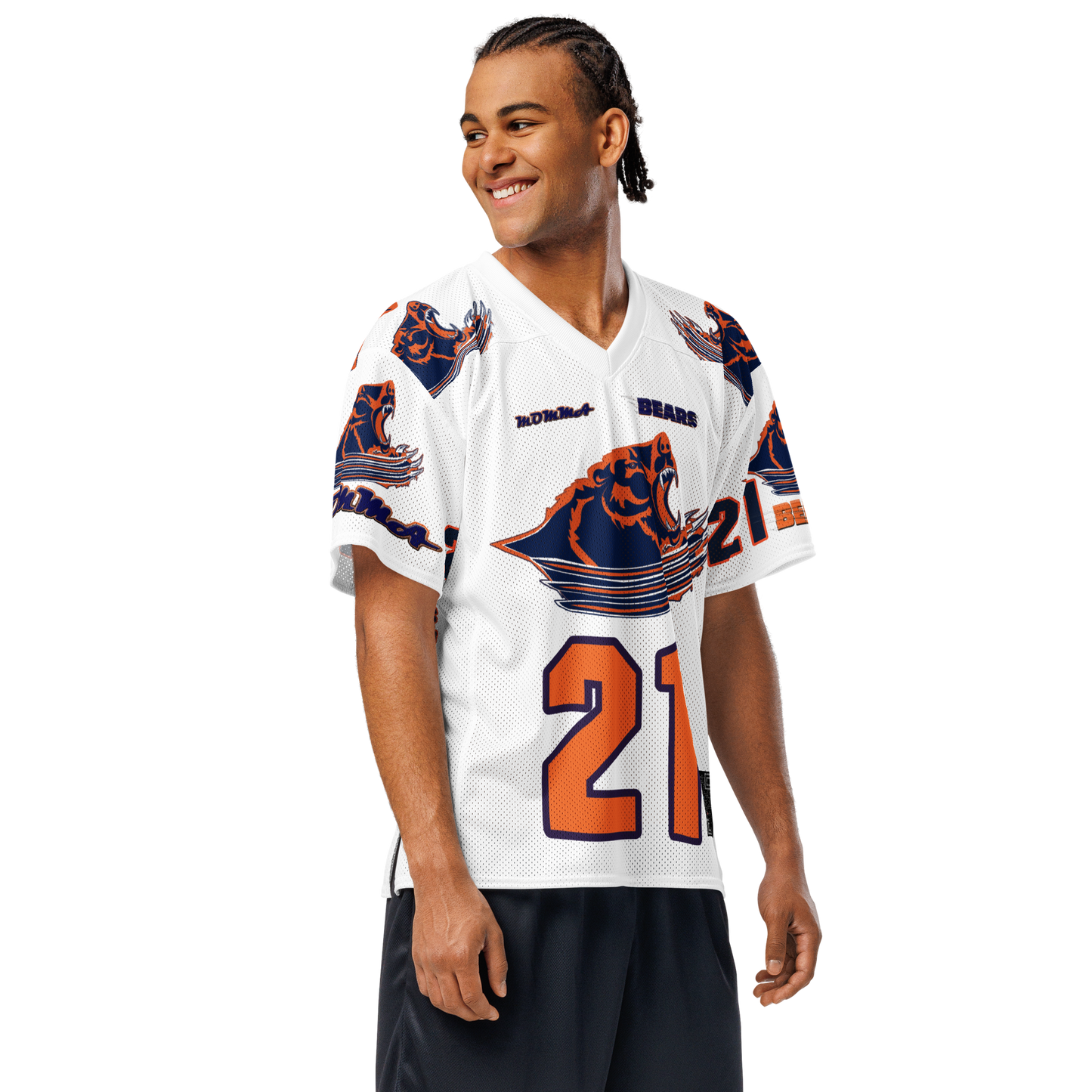 MOMMA BEARS White Heat Football Jersey
