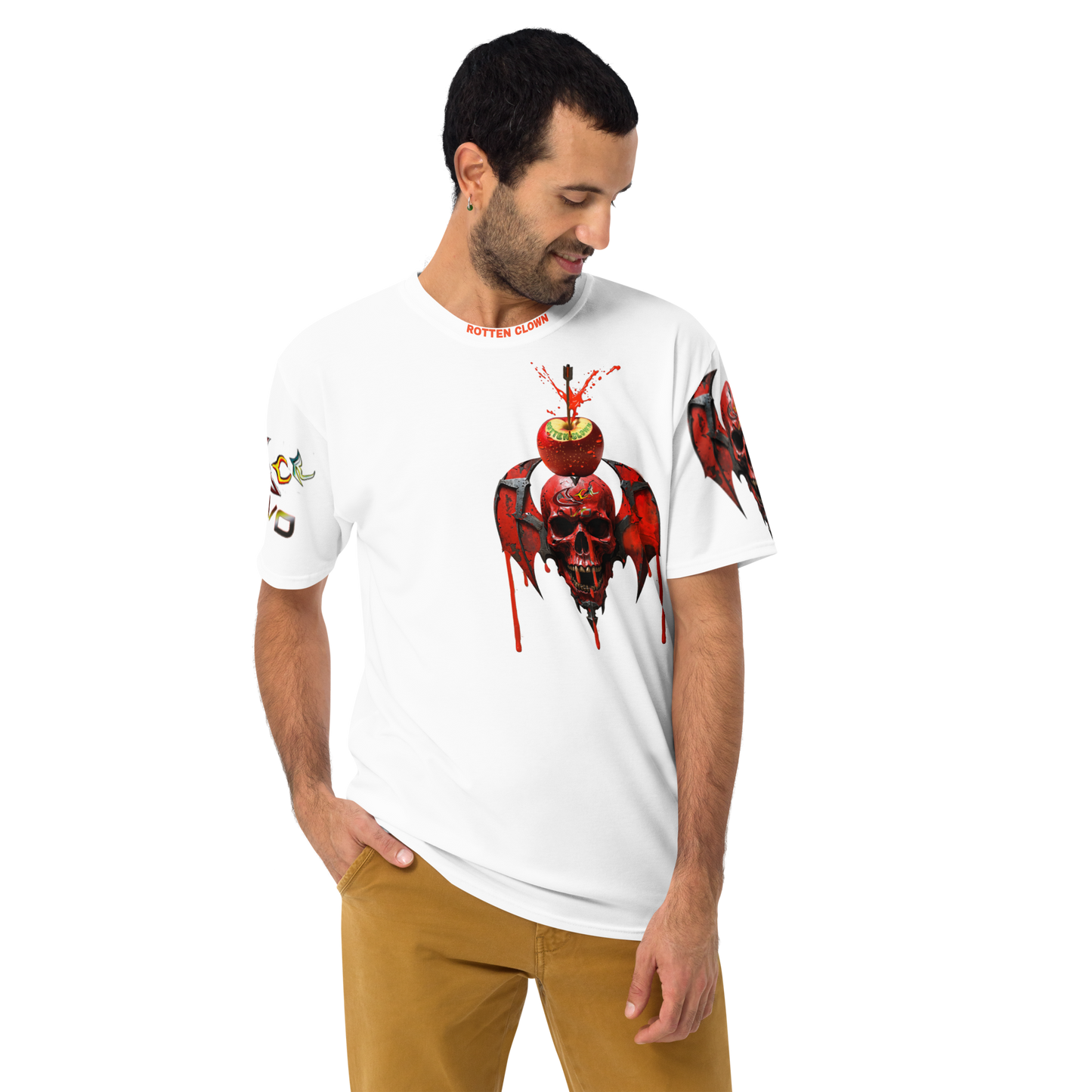 GCR I/O ROTTEN CLOWN WHITE T SHIRT
