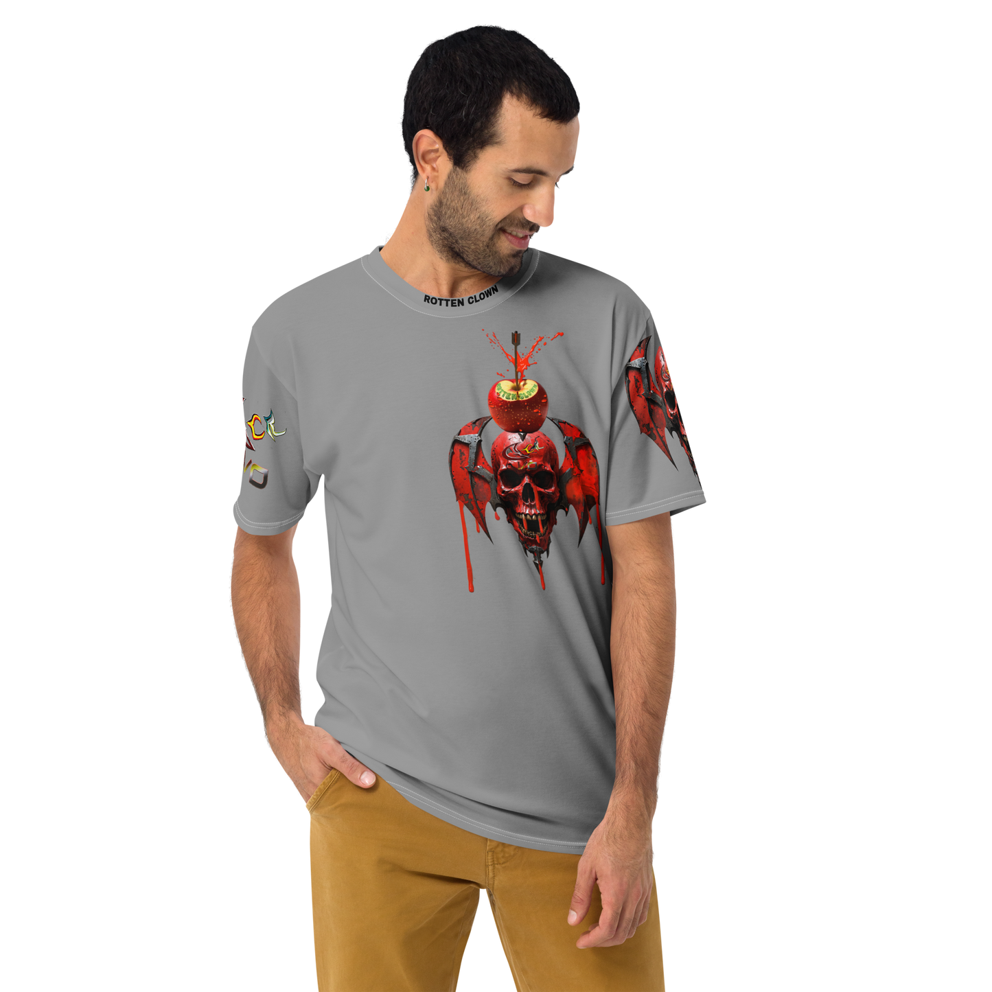GCR I/O ROTTEN CLOWN GREY T SHIRT