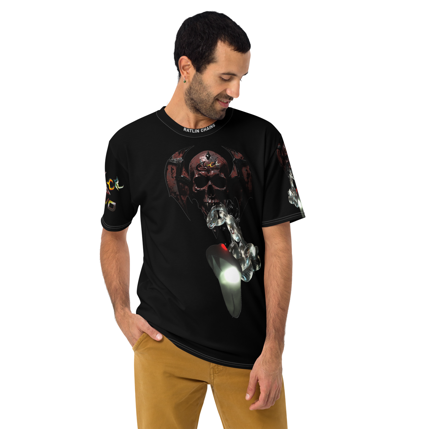 GCR I/O RATLIN CHAINS BLACK T SHIRT