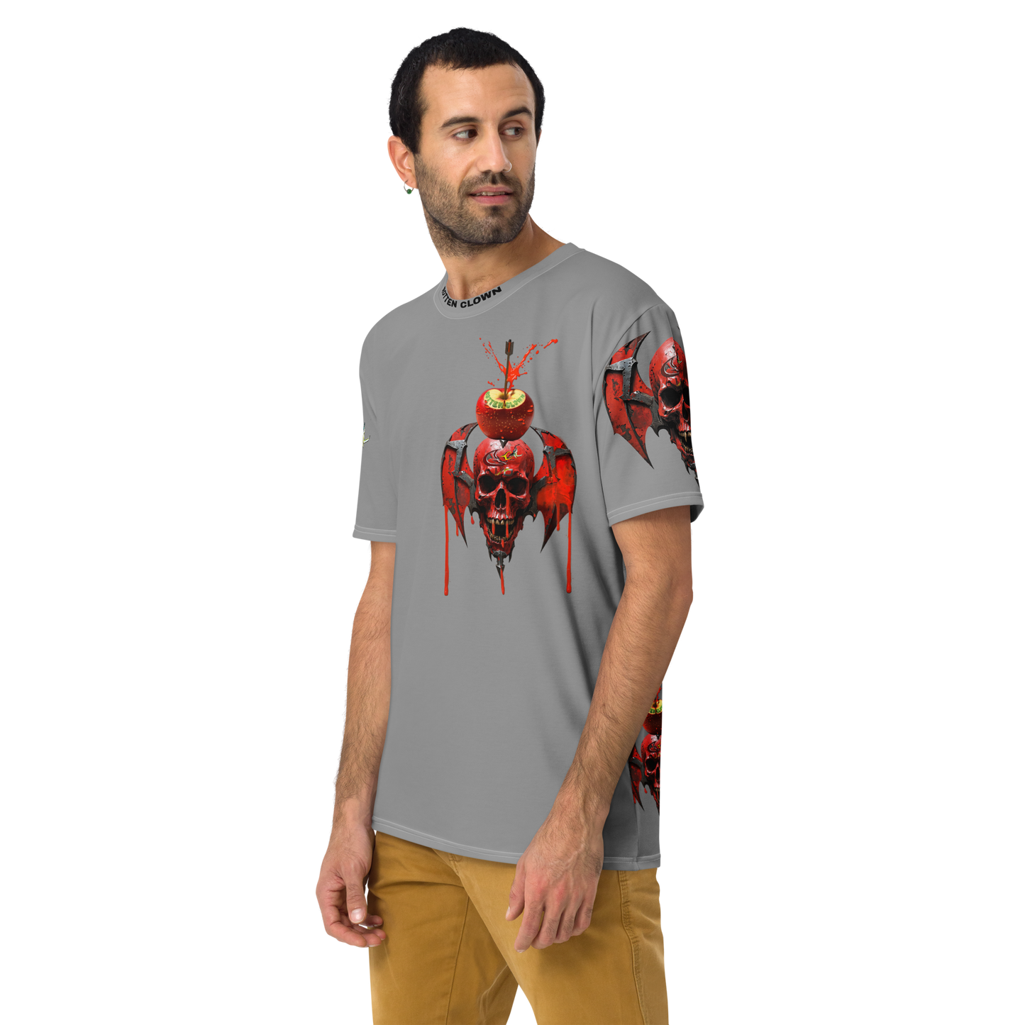 GCR I/O ROTTEN CLOWN GREY T SHIRT