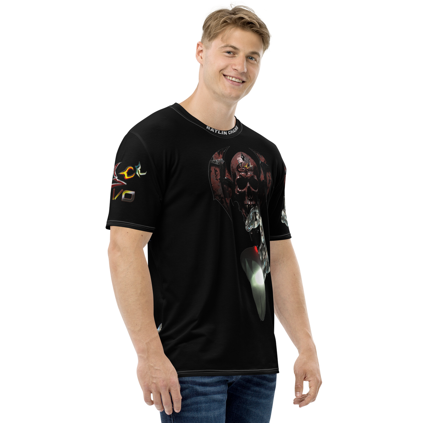 GCR I/O RATLIN CHAINS BLACK T SHIRT