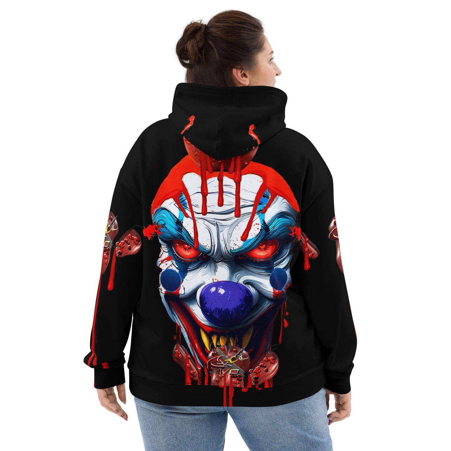 GCR I/O ROTTEN CLOWN BLACK X HOODIE