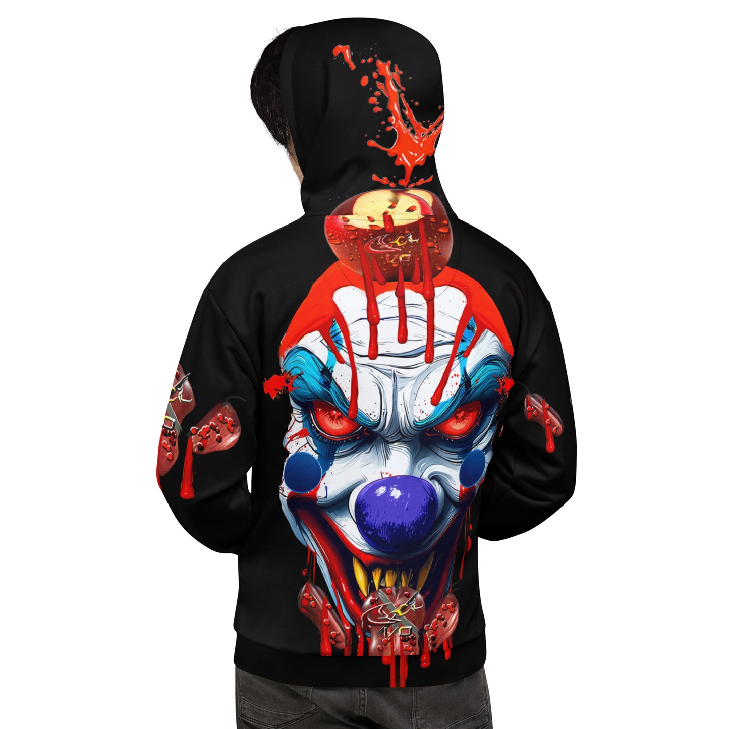 GCR I/O ROTTEN CLOWN BLACK X HOODIE