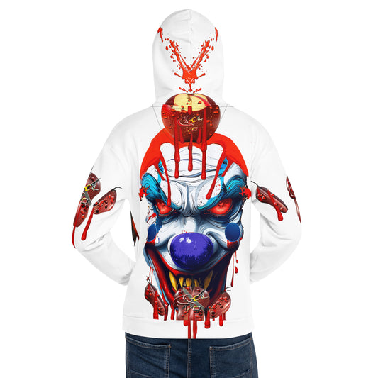 GCR - ROTTEN CLOWN WHITE HOODIE