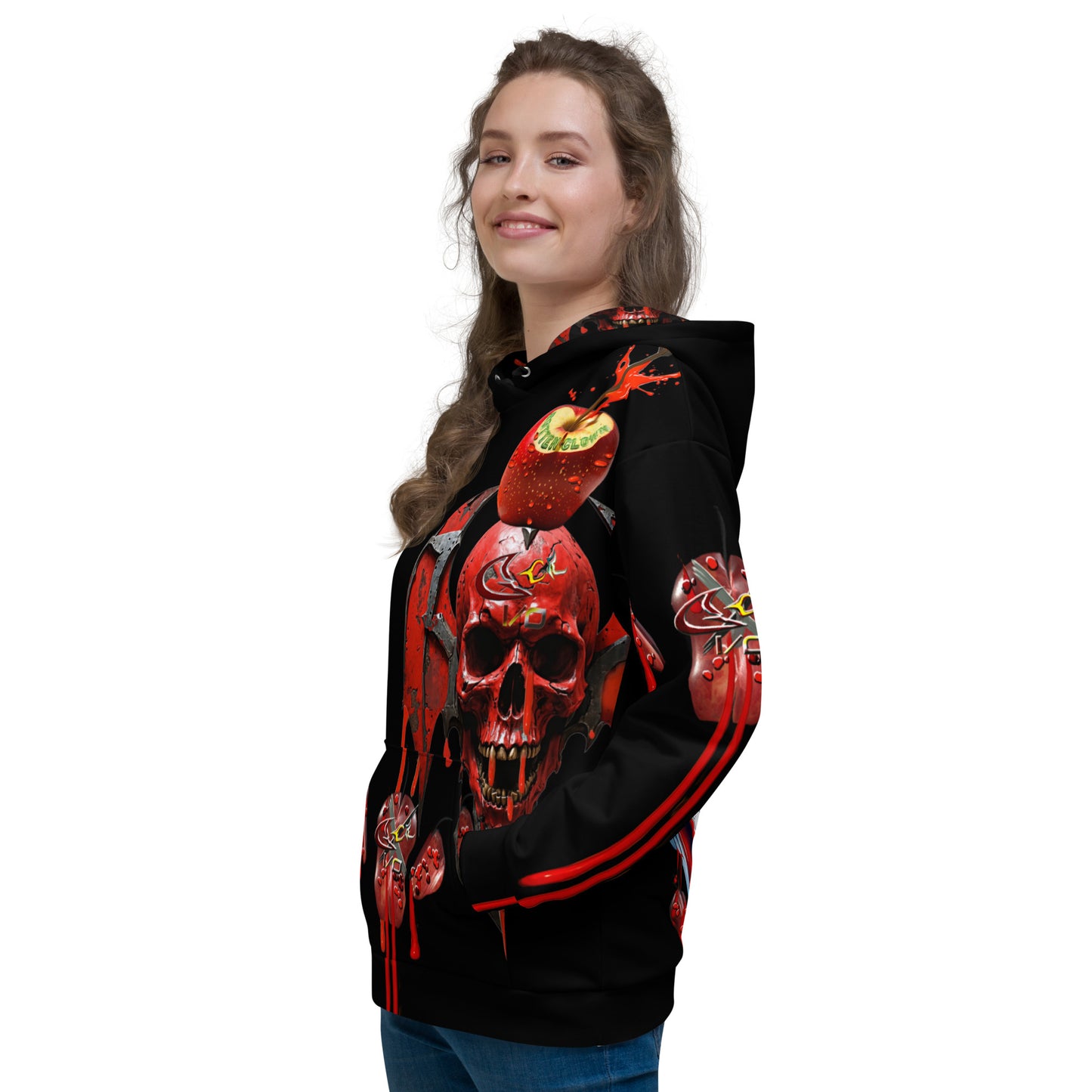 GCR I/O ROTTEN CLOWN BLACK X HOODIE